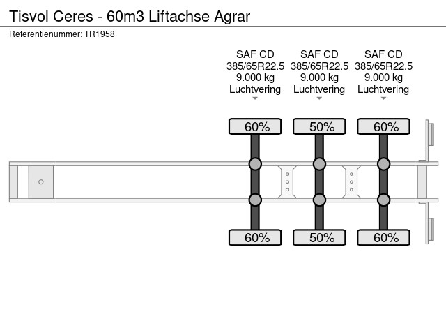 Tisvol Ceres - 60m3 Liftachse Agrar - Image 13