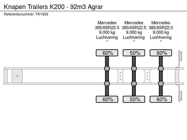 Knapen Trailers K200 - 92m3 Agrar - Image 12