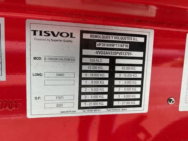 Tisvol Agrar 60m3 Alu 2x Liftas - Image 11