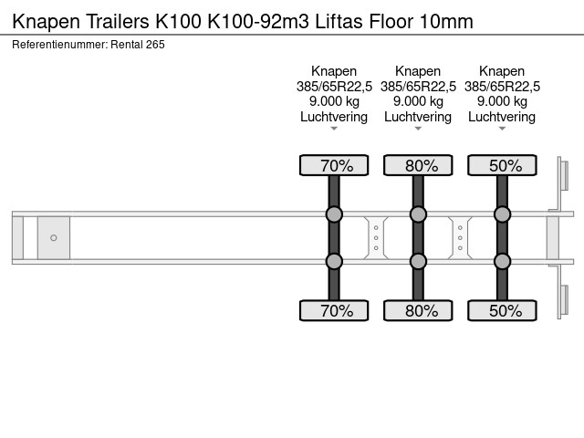 Knapen Trailers K100-92m3 Liftas Floor 10mm - Image 23