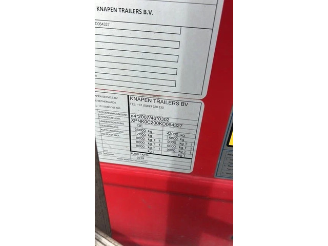 Knapen Trailers K200 - 92m3 Liftachse 10mm SP 01/27 - Image 14