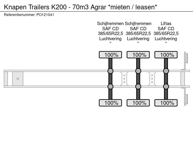 Knapen Trailers K200 - 70m3 Agrar *mieten / leasen* - Image 28